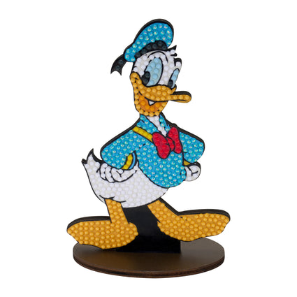 Diamond Painting Sparkle Pals™ - Donald Duck™ 5.6" x 3.8" (14.3cm x 9.6cm) / Round with 8 Colors including 1 AB and 1 Fairy Dust Diamond / 474