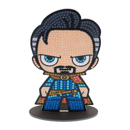 Diamond Painting Sparkle Pals™ - Dr. Strange™ 5.6" x 3.4" (14.3cm x 8.7 cm) / Round with 10 Colors Including 2 ABs and 1 Electro Diamond and 2 Fairy Dust Diamonds / 689