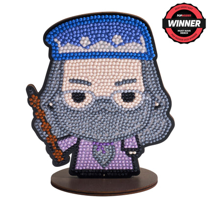 Diamond Painting Sparkle Pals™ - Dumbledore 4.7" x 5.7" (12cm x 14.6cm) / Round with 11 Colors including 4 Fairy Dust Diamonds / 1,406