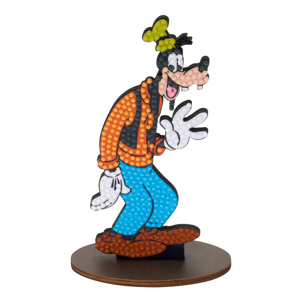 Diamond Painting Sparkle Pals™ - Goofy 5.8" x 2.6" (14.7cm x 6.5cm) / Round with 9 Colors including 3 Fairy Dust Diamonds / 397