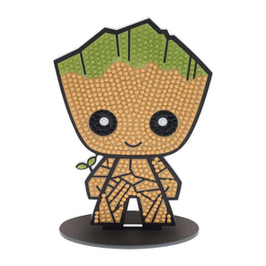 Diamond Painting Sparkle Pals™ - Groot 14.3x9.6cm / Round with 10 Colors Including 1 AB and 1 Electro Diamond and 1 Fairy Dust Diamond / 658