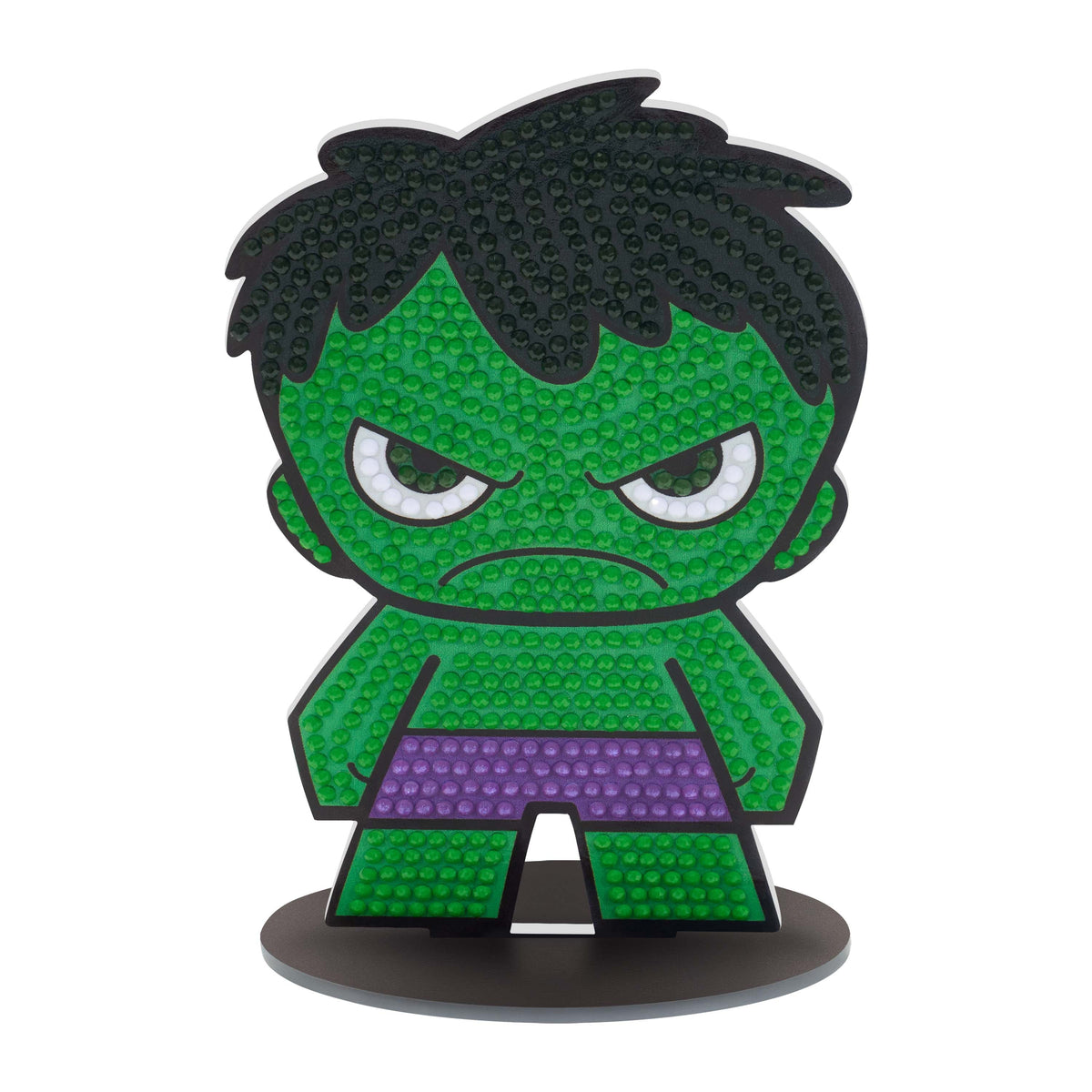 Diamond Painting Sparkle Pals™ - Hulk 14.3x9.2cm / Round with 4 Colors Including 2 Fairy Dust Diamonds / 722