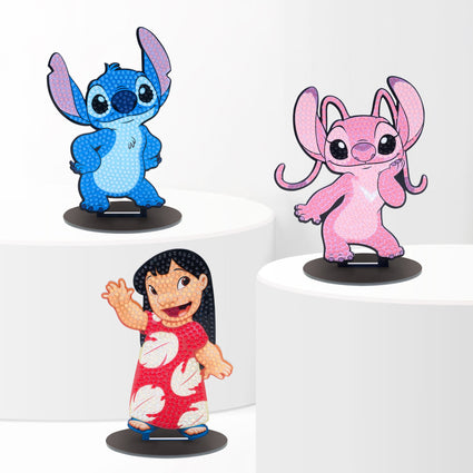 Diamond Painting Sparkle Pals™ - Lilo and Stitch™ Complete Set