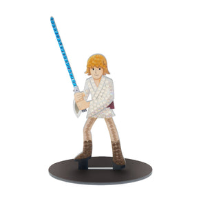 Diamond Painting Sparkle Pals™ - Luke Skywalker™ 5.6" x 2.4" (14.3cm x 6.3cm) / Round with 6 Colors including 1 AB and 1 Iridescent Diamond and 2 Fairy Dust Diamonds / 135