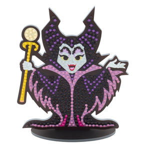 Diamond Painting Sparkle Pals™ - Maleficent Magic 4.5" x 5.5" (11.6cm x 14cm) / Round with 7 Colors including 1 Iridescent Diamond and 3 Fairy Dust Diamonds / 555