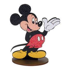 Diamond Painting Sparkle Pals™ - Mickey Mouse™ 5.7" x 4.6* (14.5cm x 11.7 cm) / Round with 5 Colors including 1 AB and 2 Fairy Dust Diamonds / 645