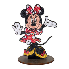 Diamond Painting Sparkle Pals™ - Minnie Mouse™ 5.6" x 4.2" (14.3cm x 10.7cm) / Round with 5 Colors including 1 AB and 2 Fairy Dust Diamonds / 574