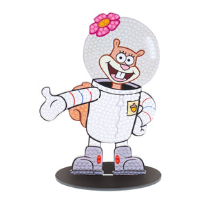 Diamond Painting Sparkle Pals™ - Powerhouse Sandy 3.3" x 5.5" (9.9cm x 14.1cm) / Round with 9 Colors / 494