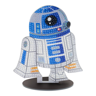 Diamond Painting Sparkle Pals™ - R2-D2™ 5.6" x 4.7" (14.3cm x 12cm) / Round with 11 Colors including 2 ABs and 1 Iridescent Diamond and 6 Fairy Dust Diamonds / 765