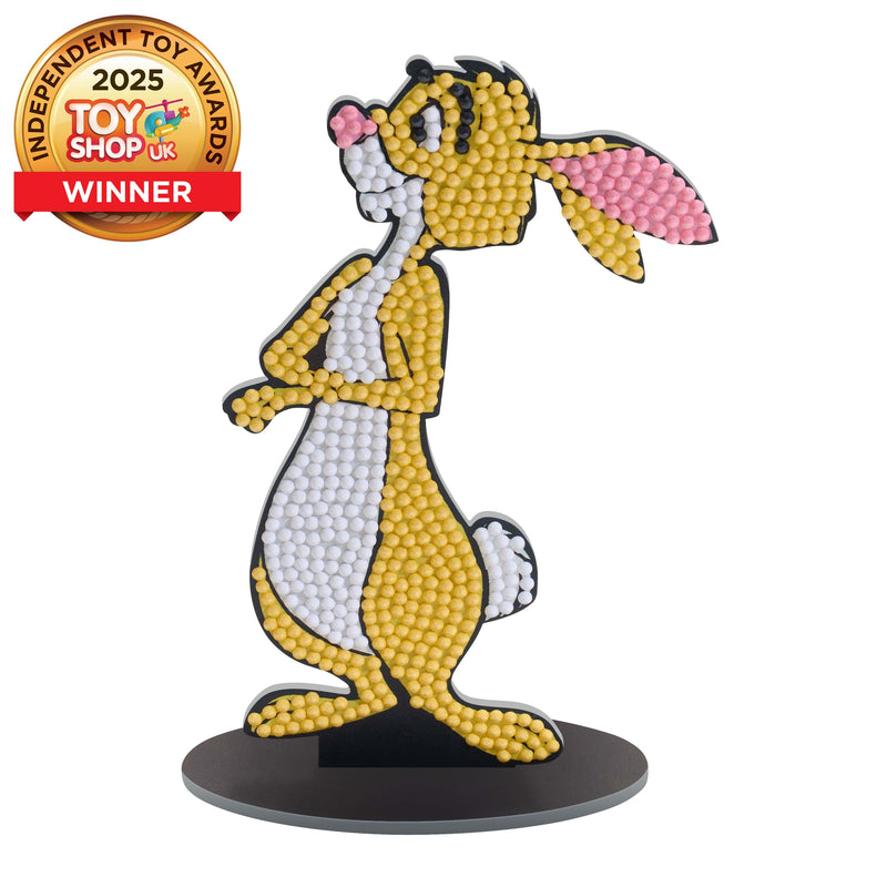 Diamond Painting Sparkle Pals™ - Rabbit 5.6" x 3.5" (14.4cm x 9cm) / Round with 4 Colors including 3 Fairy Dust Diamonds / 575