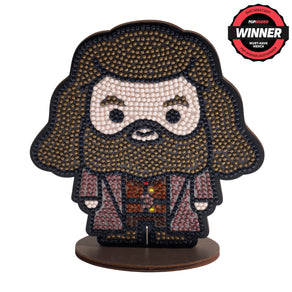 Diamond Painting Sparkle Pals™ - Rubeus 5.5" x 5.8" (14cm x 14.7cm) / Round with 8 Colors including 1 Fairy Dust Diamond and 2 Iridescent Diamonds / 1,447