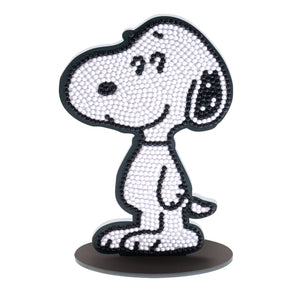 Diamond Painting Sparkle Pals™️ - Snoopy 5.7" x 3.7" (14.5cm x 9.5cm) / Round with 2 Colors including 1 Fairy Dust Diamond / 961