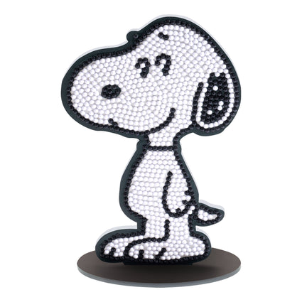 Diamond Painting Sparkle Pals™️ - Snoopy 5.7" x 3.7" (14.5cm x 9.5cm) / Round with 2 Colors including 1 Fairy Dust Diamond / 961