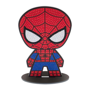 Diamond Painting Sparkle Pals™ - Spider-Man™ 5.6" x 3.7" (14.3cm x 9.4cm) / Round with 4 Colors Including 1 AB and 1 Fairy Dust Diamond / 642