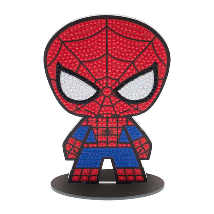 Diamond Painting Sparkle Pals™ - Spider-Man™ 5.6" x 3.7" (14.3cm x 9.4cm) / Round with 4 Colors Including 1 AB and 1 Fairy Dust Diamond / 642
