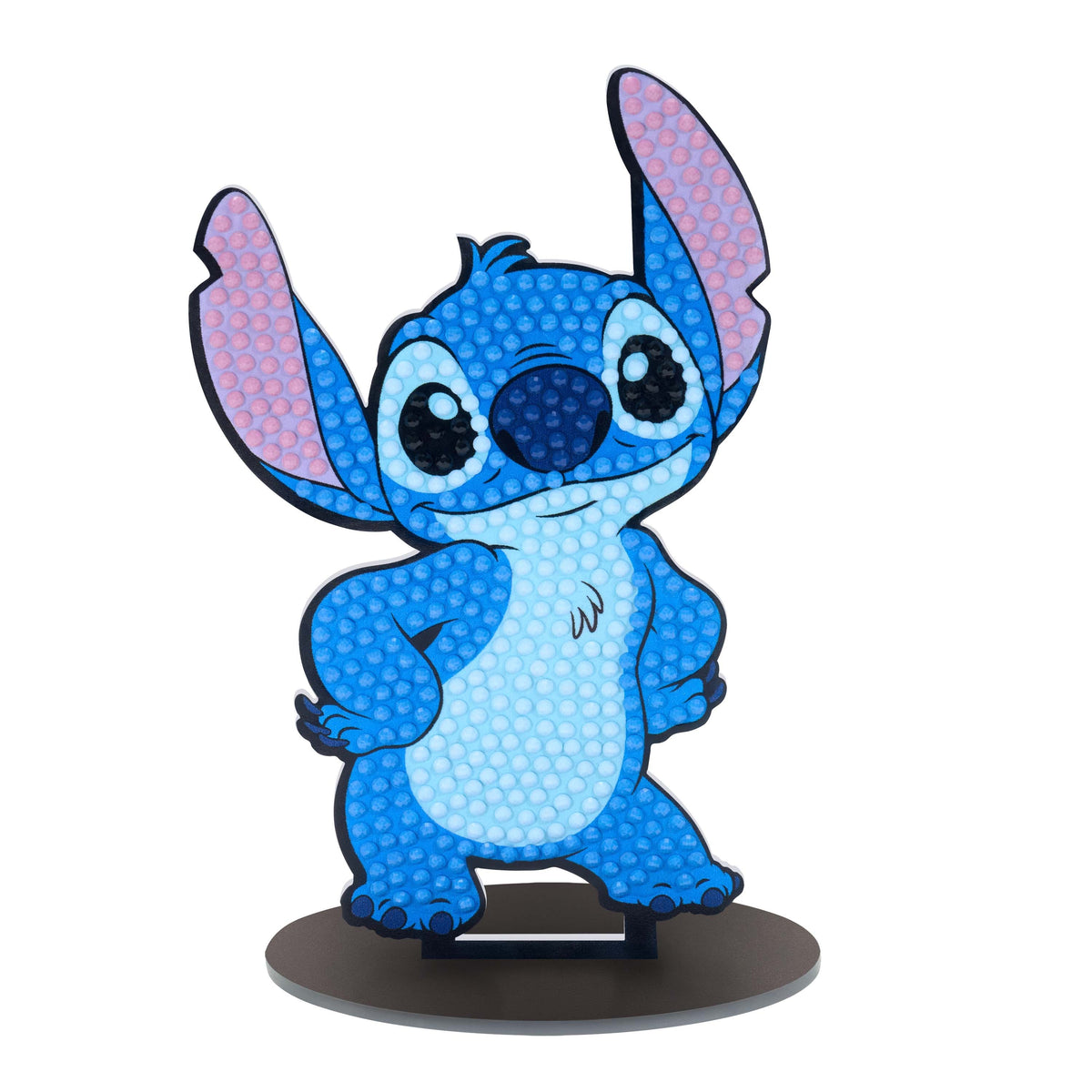 Diamond Painting Sparkle Pals™ - Stitch™ 5.7" x 3.5" (14.5cm x 9cm) / Round with 5 Colors including 1 Fairy Dust Diamond / 497