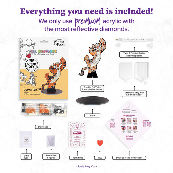 Sparkle Pals™ - Tigger™ – Diamond Art Club
