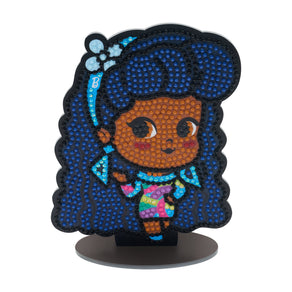 Diamond Painting Sparkle Pals™ - Totally Hair 5.8" x 4.6" (14.7cm x 11.8cm) / Round with 12 Colors Including 2 ABs and 2 Fairy Dust Diamonds / 1,018