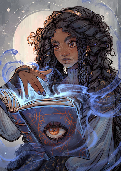 Diamond Painting Spellbound Secrets 22" x 31" (55.6cm x 78.7cm) / Round with 65 Colors including 2 ABs and 1 Iridescent Diamond and 5 Fairy Dust Diamonds / 57,772