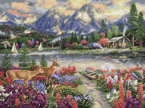 ダイヤモンドアートクラブSpring Mountain Majesty spring-mountain-majesty-