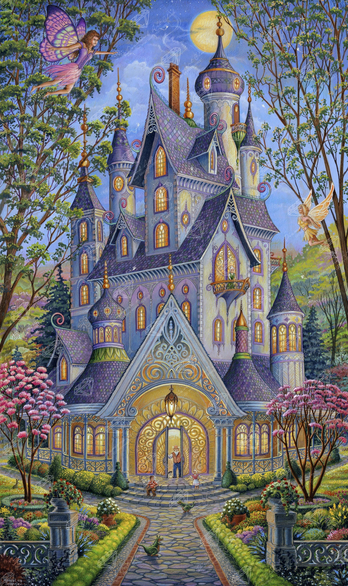 Diamond Painting Springtime Splendor 22" x 37" (55.8cm x 93.9cm) / Square with 60 Colors including 4 ABs / 84,448