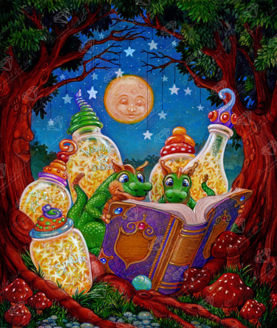 Diamond Painting Starlight Stories 25.6" x 30.3" (65cm x 77cm) / Square with 61 Colors including 5 ABs and 2 Fairy Dust Diamonds / 80,649