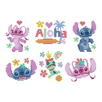 Diamond Painting Stitch™ - Mini Dazzles™ 4" x 6" (10.2cm x 15.2cm) / Square With 13 Colors Including 13 Fairy Dust Diamonds / 3,867