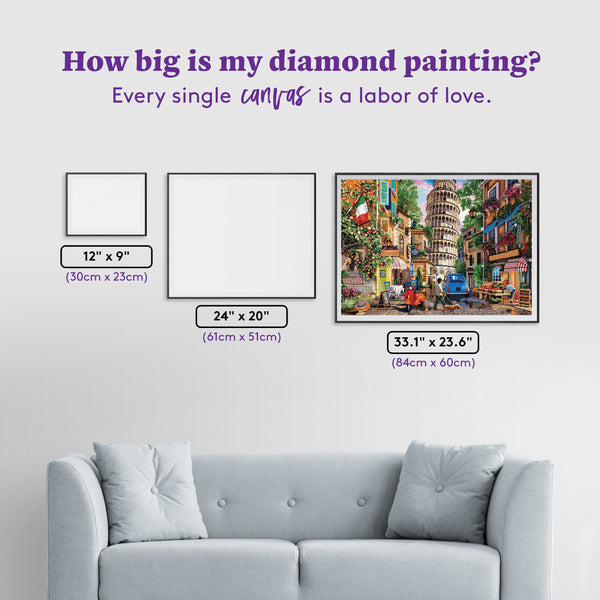 ダイヤモンドアートクラブ　Streets of Pisa streets-of-pisa-diamond-art-