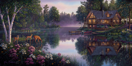 Diamond Painting Sweet Serenity 55.1" x 27.6" (139.8cm x 69.9cm) / Square With 62 Colors Including 2 ABs and 4 Fairy Dust Diamonds / 157,922