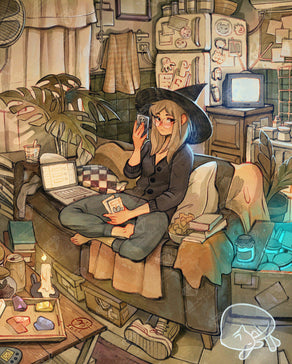 Diamond Painting Tarots 25.6" x 31.9" (65cm x 80.9cm) / Square With 61 Colors Including 2 ABs and 4 Fairy Dust Diamonds / 84,825