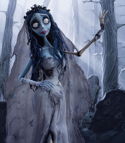 Diamond Painting The Corpse Bride™ 22" x 25" (56cm x 64cm) / Square With 33 Colors Including 4 ABs / 55,913