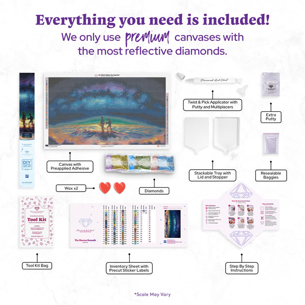 The Heaven Beneath Diamond Painting Kit – Diamond Art Club