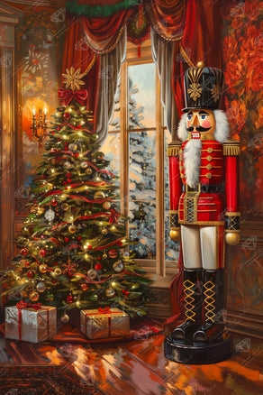 Diamond Painting The Night Watchman 22" x 33" (66.8cm x 83.6cm) / Square with 87 Colors including 1 Electro Diamond and 1 Iridescent Diamond and 3 Special Diamonds and 4 Fairy Dust Diamonds / 75,264