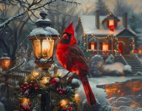 Diamond Painting The Visitor 28" x 22" (70.7cm x 55.8cm) / Square with 76 Colors including 2 ABs and 2 Fairy Dust Diamonds / 63,616