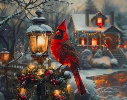 Diamond Painting The Visitor 28" x 22" (70.7cm x 55.8cm) / Square with 76 Colors including 2 ABs and 2 Fairy Dust Diamonds / 63,616