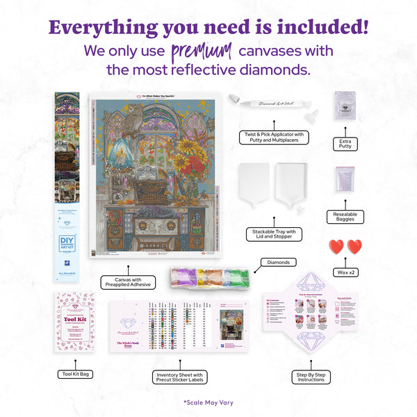 DAC ダイヤモンドアートクラブ The Witch's Study Room The Witch's Study Room – Diamond Art Club