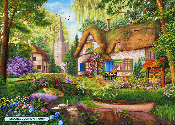 ダイヤモンドアートクラブ The Woodland Cottage Way the-woodland-cottage-way-