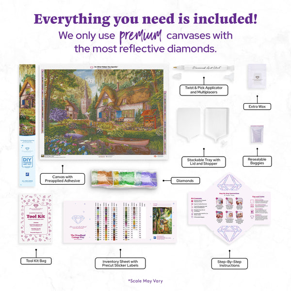 The Woodland Cottage Way – Diamond Art Club