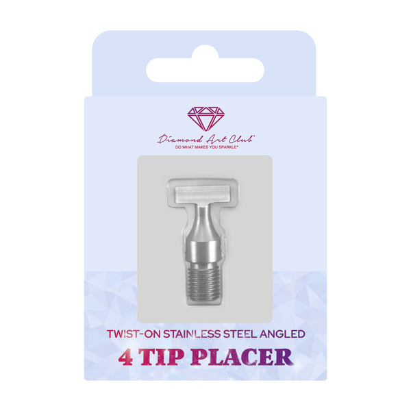 Threaded Stainless Steel Tip Angled Multiplacer for Twist-On