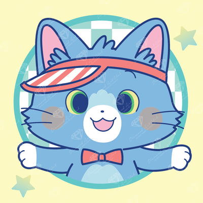 Diamond Painting Tom 13" x 13" (33cm x 33cm) / Round With 15 Colors Including 1 AB and 3 Fairy Dust Diamonds / 9,160