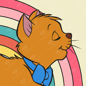 Diamond Painting Toulouse 13" x 13" (33cm x 33cm) / Round with 12 Colors including 6 Fairy Dust Diamonds / 14,400