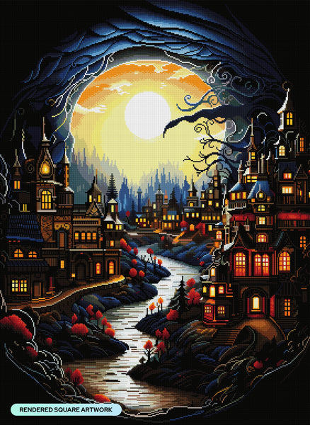 Town of Halloween – Diamond Art Club