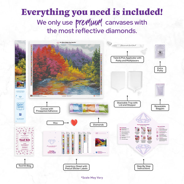 Turning of the Seasons Diamond Painting Kit – Diamond Art Club