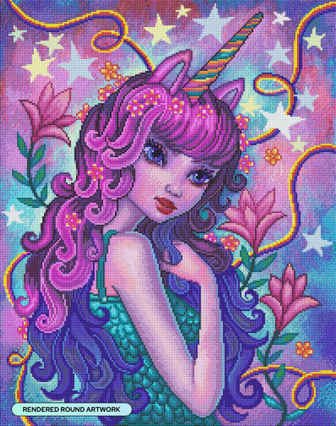 Unicorn Girl – Diamond Art Club