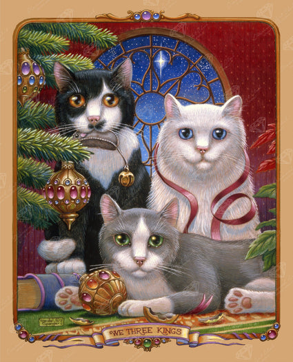 Diamond Painting We Three Kings 22" x 27" (55.8cm x 69cm) / Square with 62 Colors including 2 ABs and 3 Fairy Dust Diamonds and 1 Electro Diamonds / 62,048