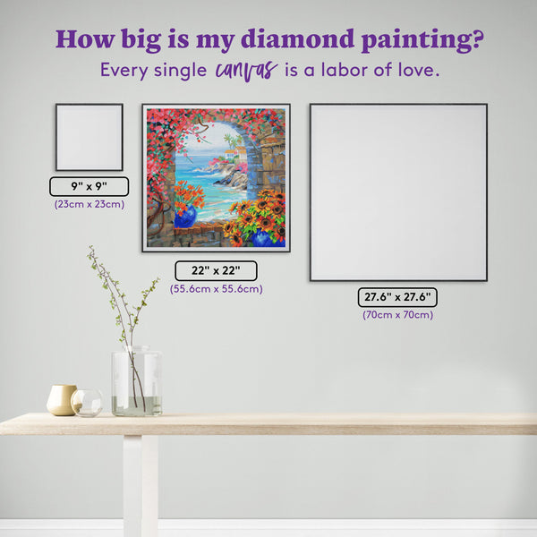 Window to the Sea Diamond Painting Kit – Diamond Art Club