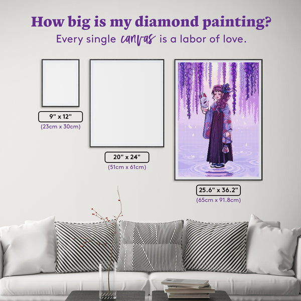 Wisteria Dream Diamond Painting Kit – Diamond Art Club