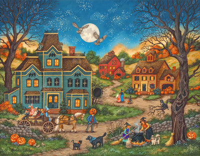 Diamond Painting Witches Brew 35.4" x 27.6" (90cm x 70cm) / Square with 62 Colors including 4 ABs and 1 Fairy Dust Diamonds / 101,441