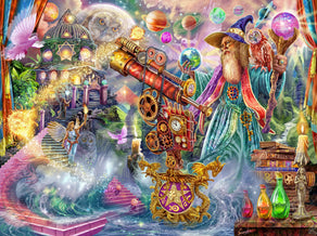 Diamond Painting Wizard's Spell 37" x 27.6" (94cm x 70cm) / Square with 88 Colors including 5 ABs and 3 Fairy Dust Diamonds / 105,937