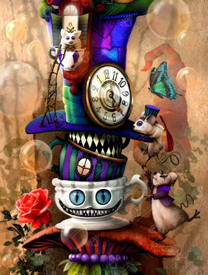 Diamond Painting Wonderland...find your way 22" x 29" (55.8cm x 73.7cm) / Square with 67 Colors including 2 ABs and 3 Fairy Dust Diamonds / 66,304